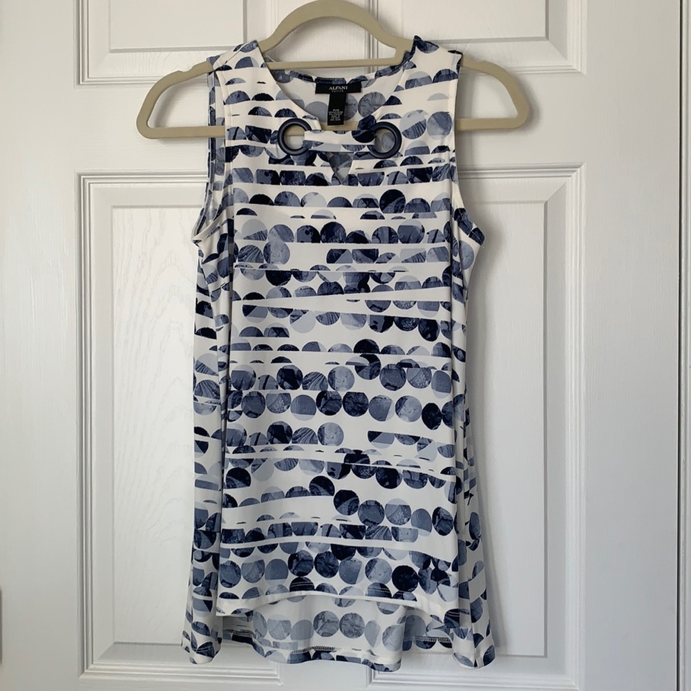 Alfani blue tunic